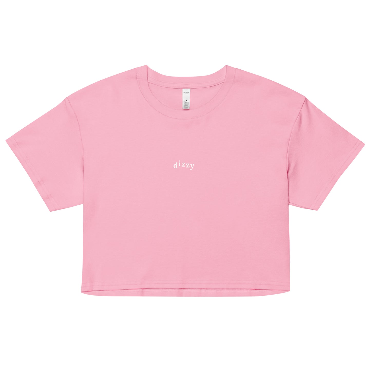 Dizzy Logo Crop Top Bubblegum