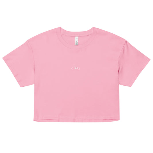 Dizzy Logo Crop Top Bubblegum