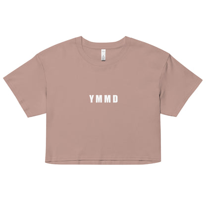 YMMD Logo Crop Top Hazy Pink