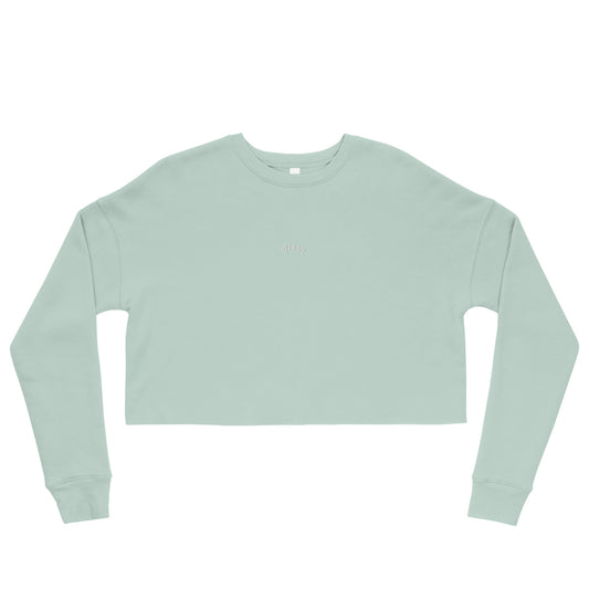 Dizzy Logo Crop Sweatshirt Teal